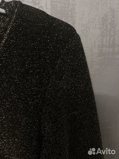 Платье вечернее золотое