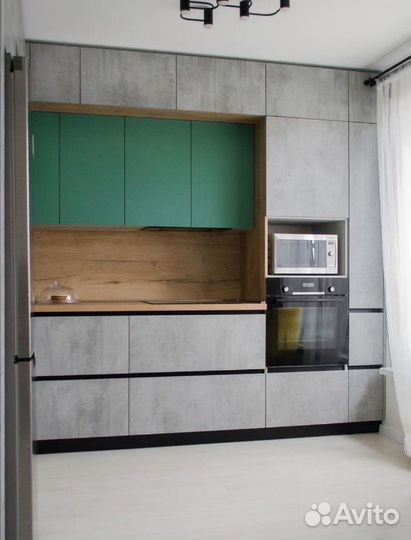 Стильная кухня с подсветкой