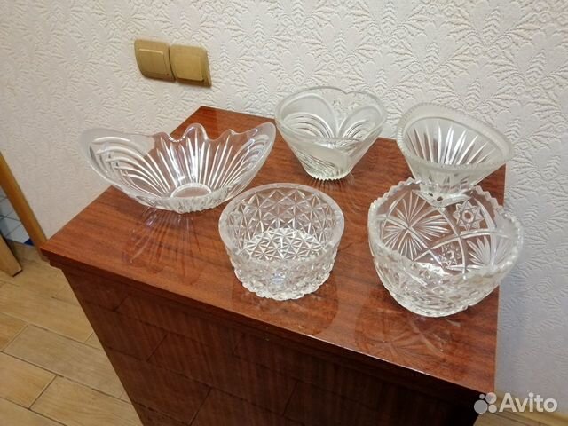 Салатницы хрустальные