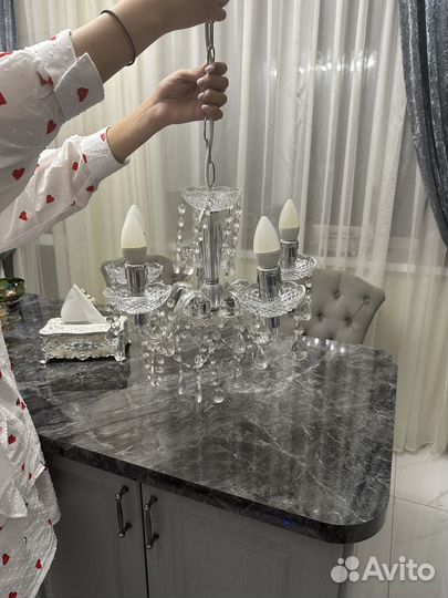 Люстра потолочная подвесная бу