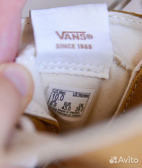 Кеды Vans Eco Theory размер 43 (9,5 US)