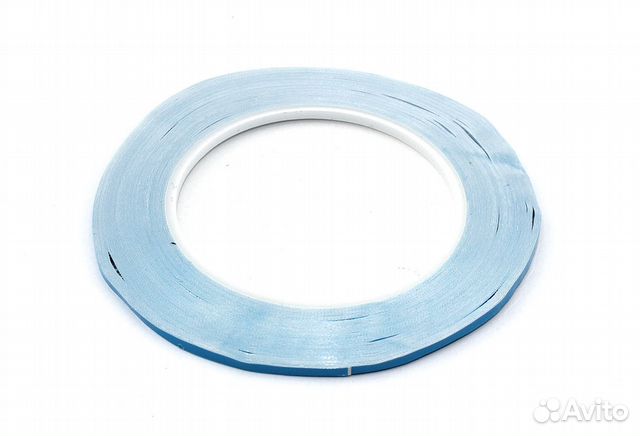 Синий двусторонний термоскотч 3 мм