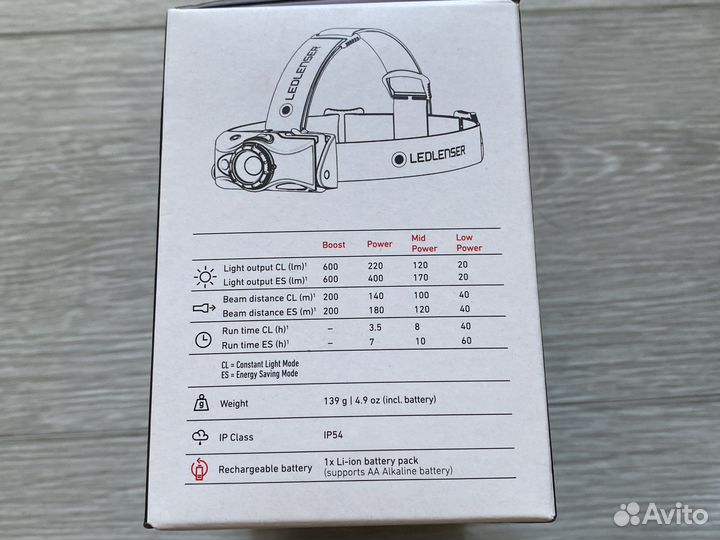 Ledlenser led lenser налобный фонарь