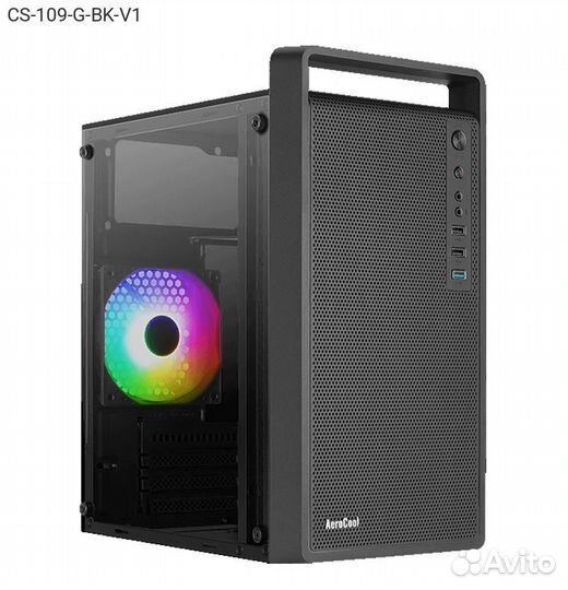 Корпус Aerocool CS-109 Minitower Без бп Чёрный, CS