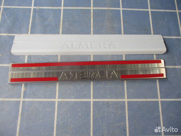 Накладки порогов Nissan Almera G15