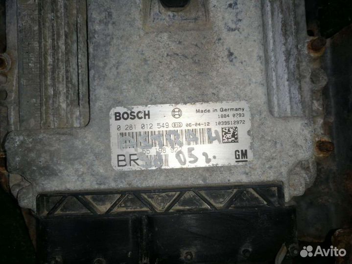 Блок управления двигателем 0281012549 Opel Astra H