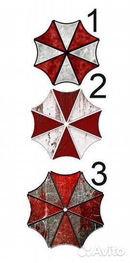 Наклейка на авто Umbrella Corporation. Амбрелла