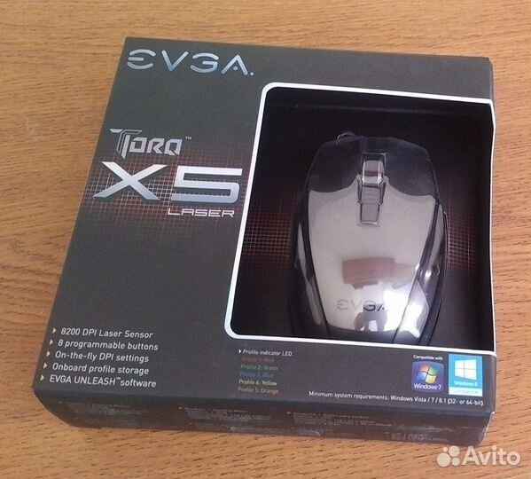 Новая Мышка evga torq X5 Laser