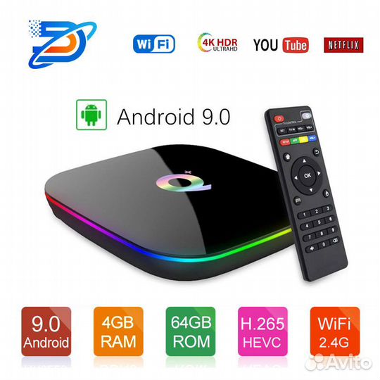 Смарт приставка TV Box Q Plus