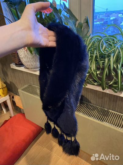 Шапка норковая женская (косынка)