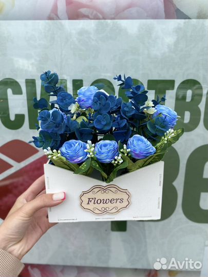 Композиция Flowers. Искусственные цветы