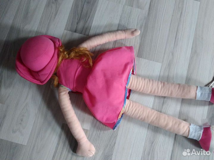 Кукла мягкая 70см винтаж