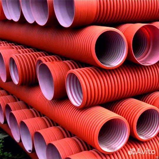 Труба SN8 пэ 175*150*6000 гофрированная
