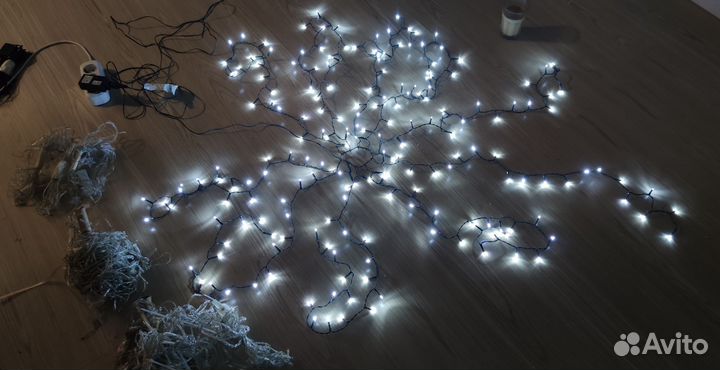 Электрогирлянда IP44 уличная и контроллер