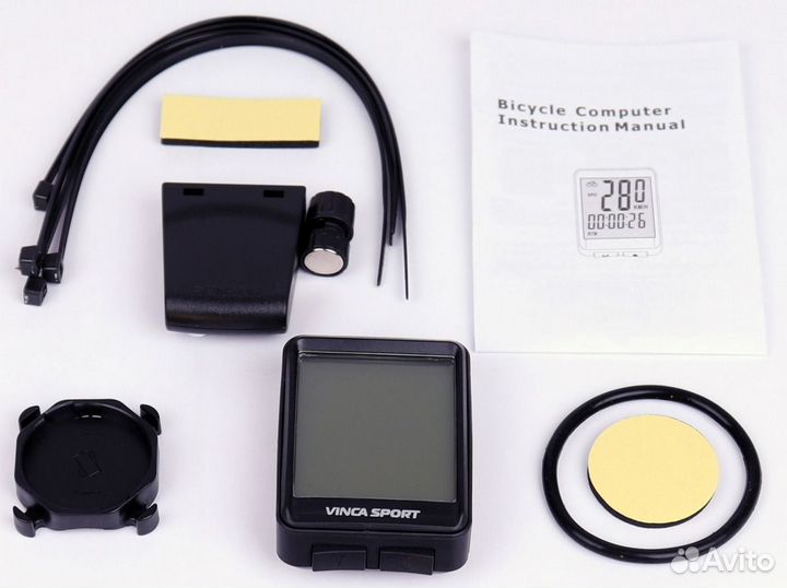 Велокомпьютер Vinca Sport V-1507 black