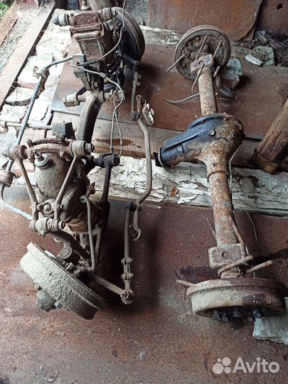 Два моста на Волгу с Газ - 24 (передний и задний)