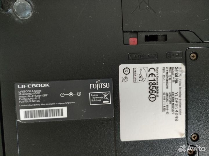 Ноутбук fujitsu AH531/GFO