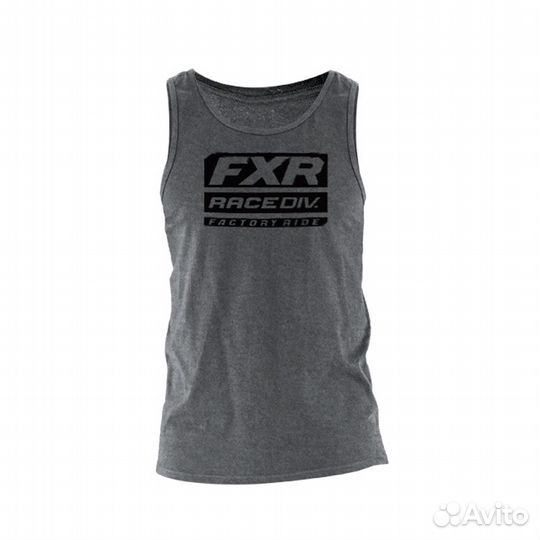 Майка FXR Race Division Tank Char/Heather/Black 20