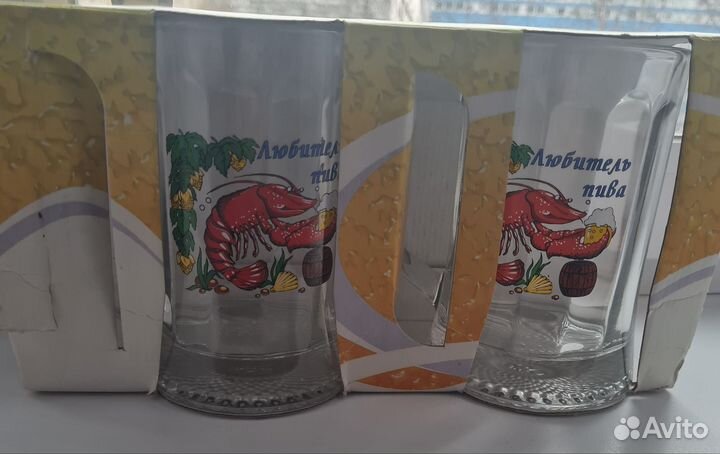 Бокалы для пива новые