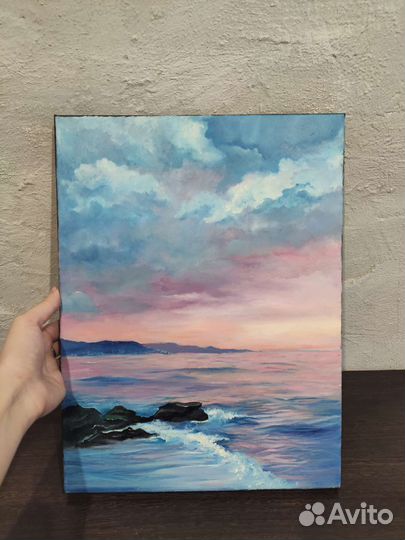 Картина маслом на холсте пейзаж