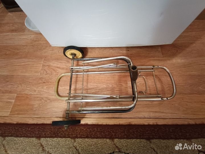 Тележка для сумки складная металлическая