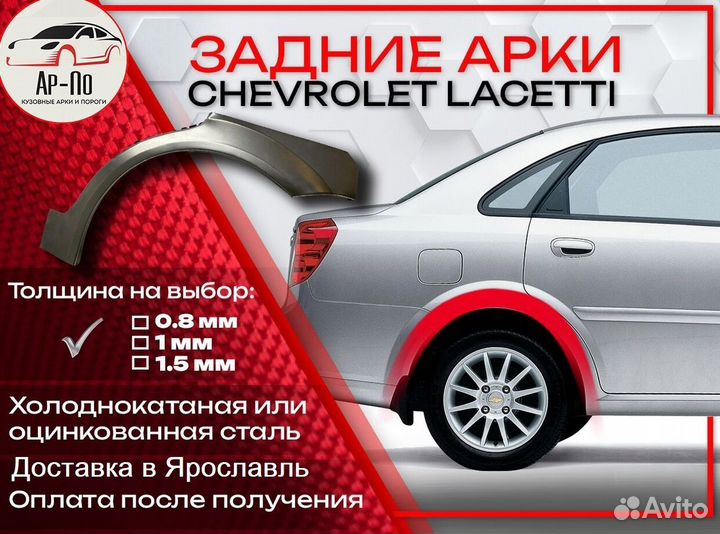 Ремонтные арки задние на Hyundai Santa Fe I