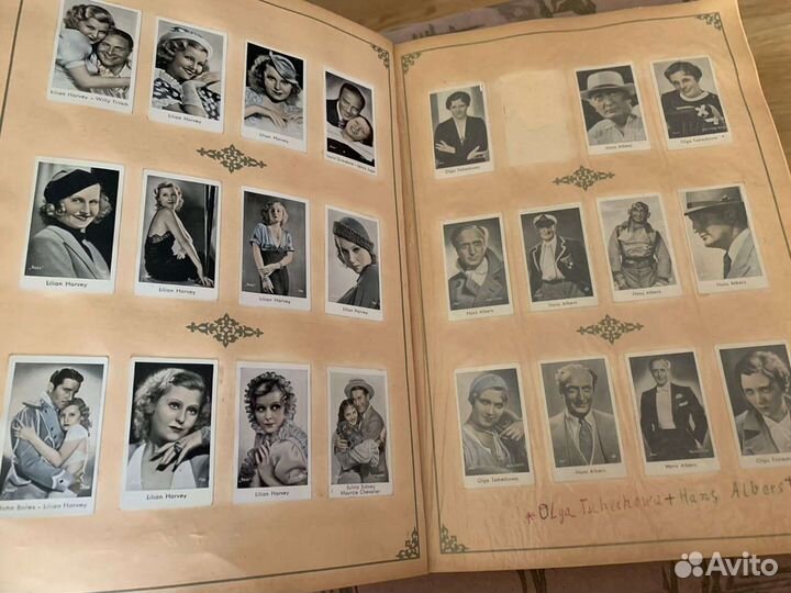 Альбом с фотокарточками.30е.г.Германия