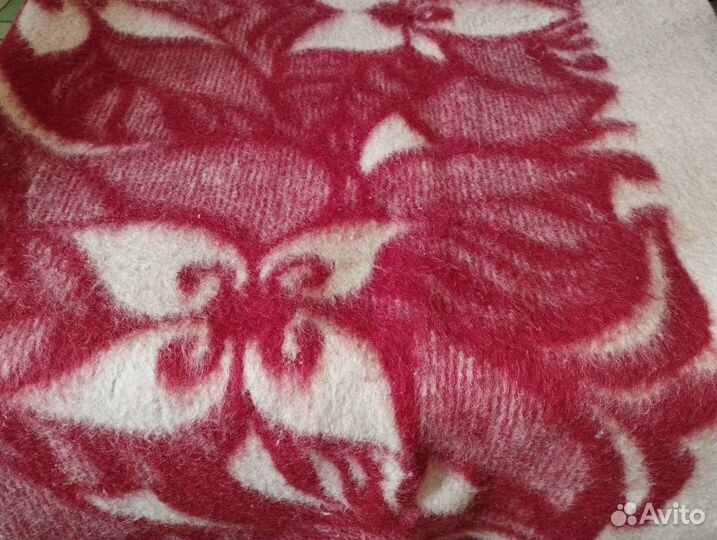 Одеяло шерстяное СССР верблюжье 180*210см