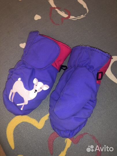 Варежки детские непромокаемые