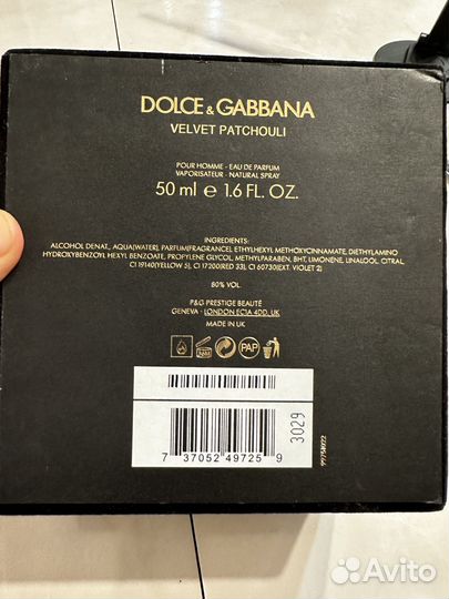 Dolce gabbana velvet desert oud парфюм 50мл