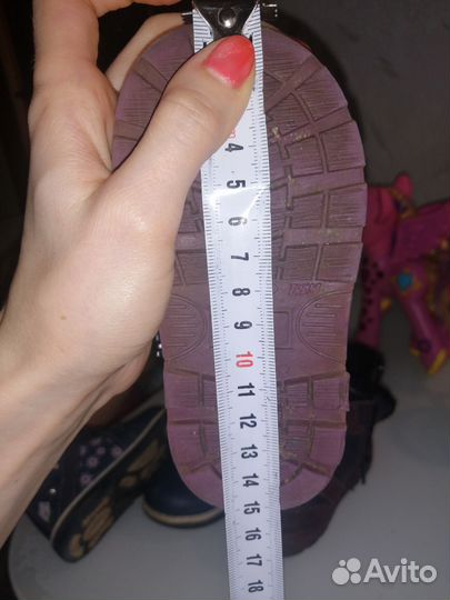 Ботинки демисезонные для девочки 21 размер