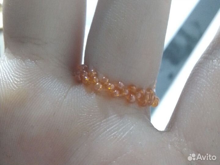 Кольцо из бисера