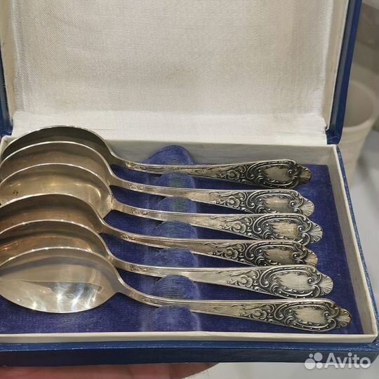 Чайные ложки серебро СССР 875 пробы