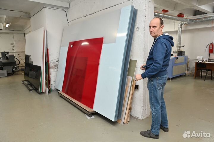 Оргстекло, резка в размер, изделия на заказ