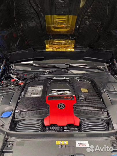 Карбоновый отсек брабус мотора AMG 6,3
