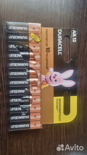 Батарейки комплект 12 шт, duracell Basic, AA