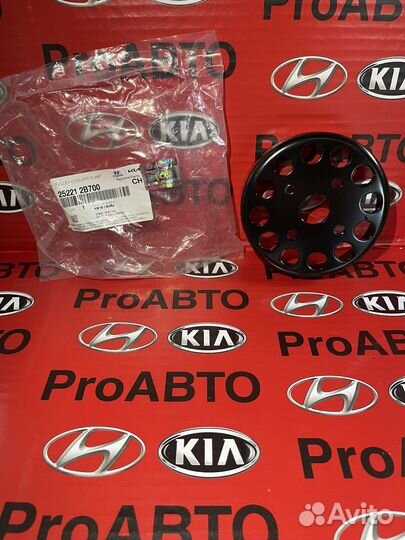 Шкив помпа solaris kia rio