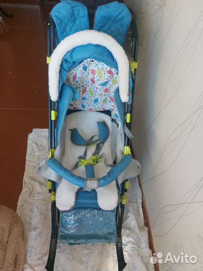 Детские санки коляска ника