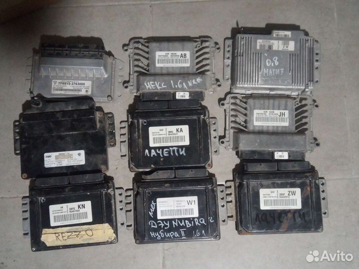 Блок управления двигателем. Daewoo Nexia Ланос