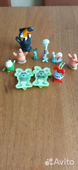 Фигурки из мультика Губка Боб и другие