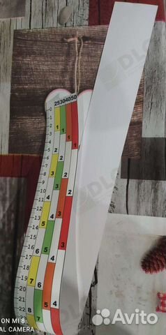 Линейка наклейка измерительная для пилорамы 65см объявление продам