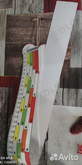 Линейка наклейка измерительная для пилорамы 65см