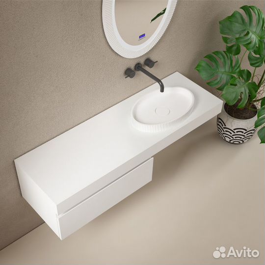 Раковина накладная abber Stein AS2603