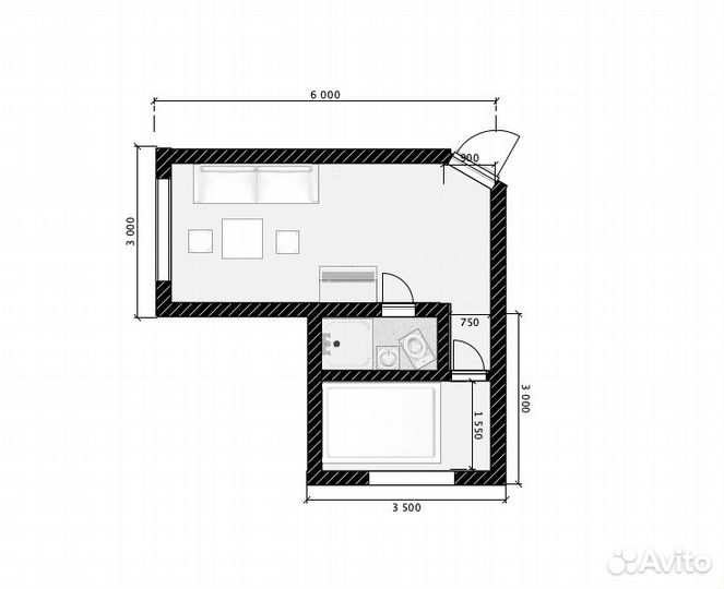 Модульный дом 30 м²