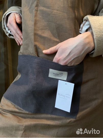 Фартук кухонный лён 100