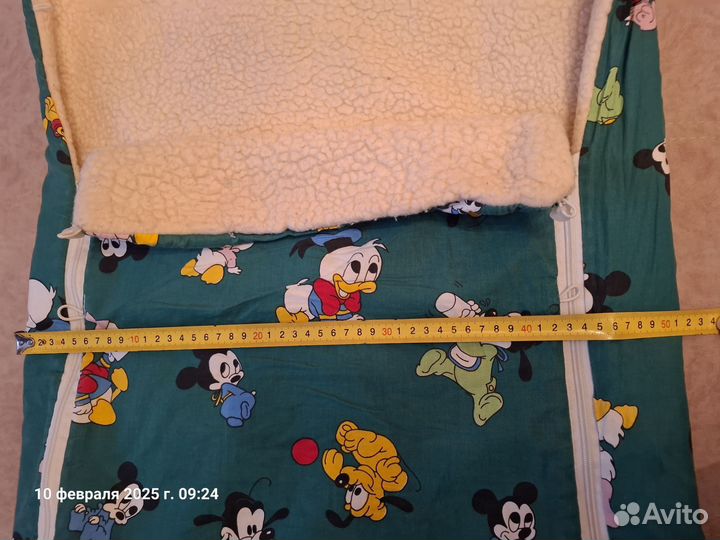 Зимний конверт в коляску или сани