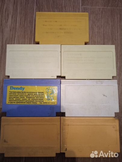 Картриджи dendy из 90х