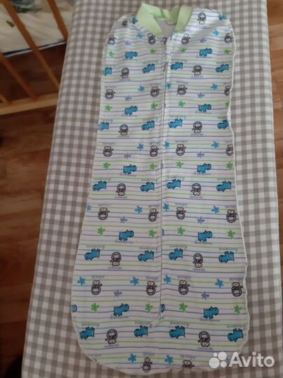 Пеленка кокон на молнии р.62