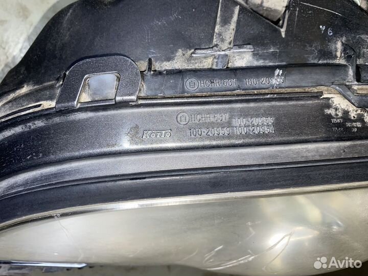 Фара левая 100-20953 Subaru Legacy BL5 BP5 брак кр