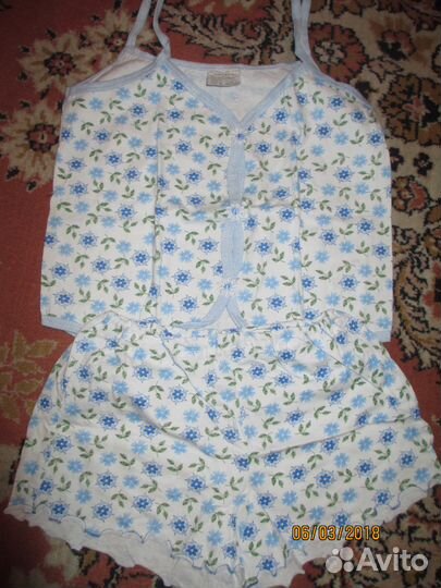 Трикотажная пижама (42-48 размеры) новая